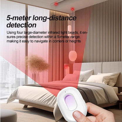 IR Camera Detector Intelligent Mini Hidden Camera Signal Detector Rechargeable Hanging Security Alarm Protection Detector